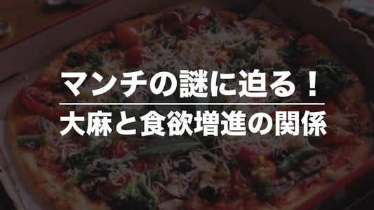 マンチの謎に迫る!大麻と食欲増進の関係