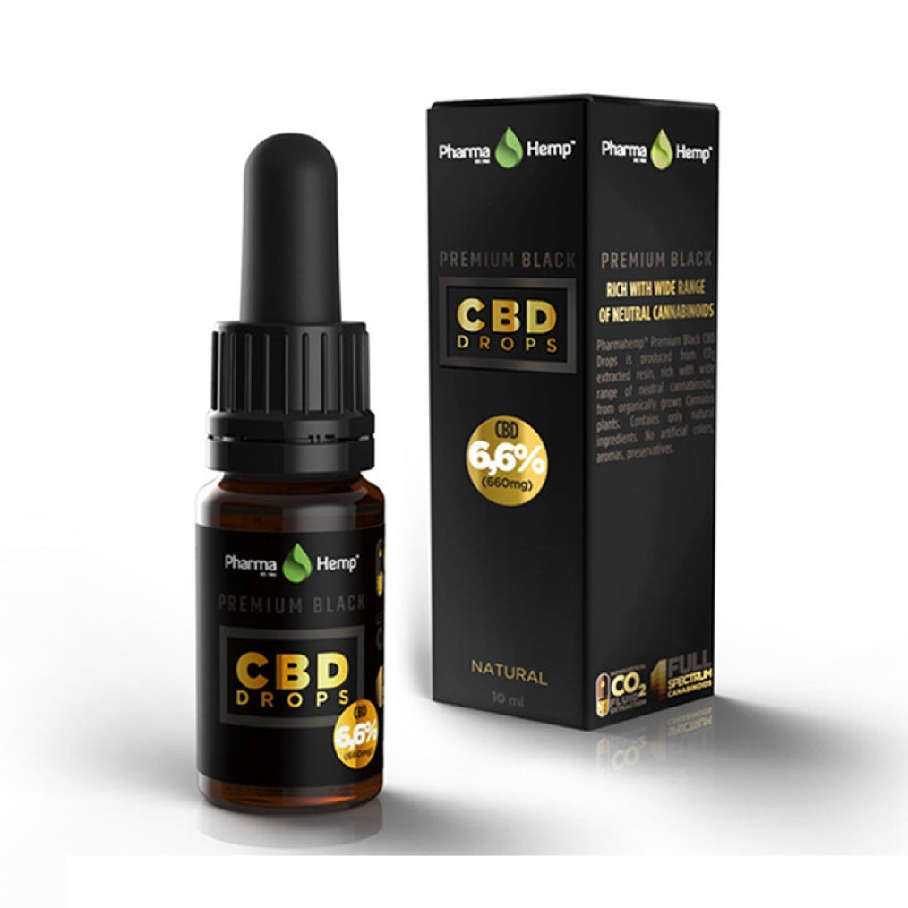 プレミアムブラック フルスペクトラム CBD オイル 6.6% – Weedyyz