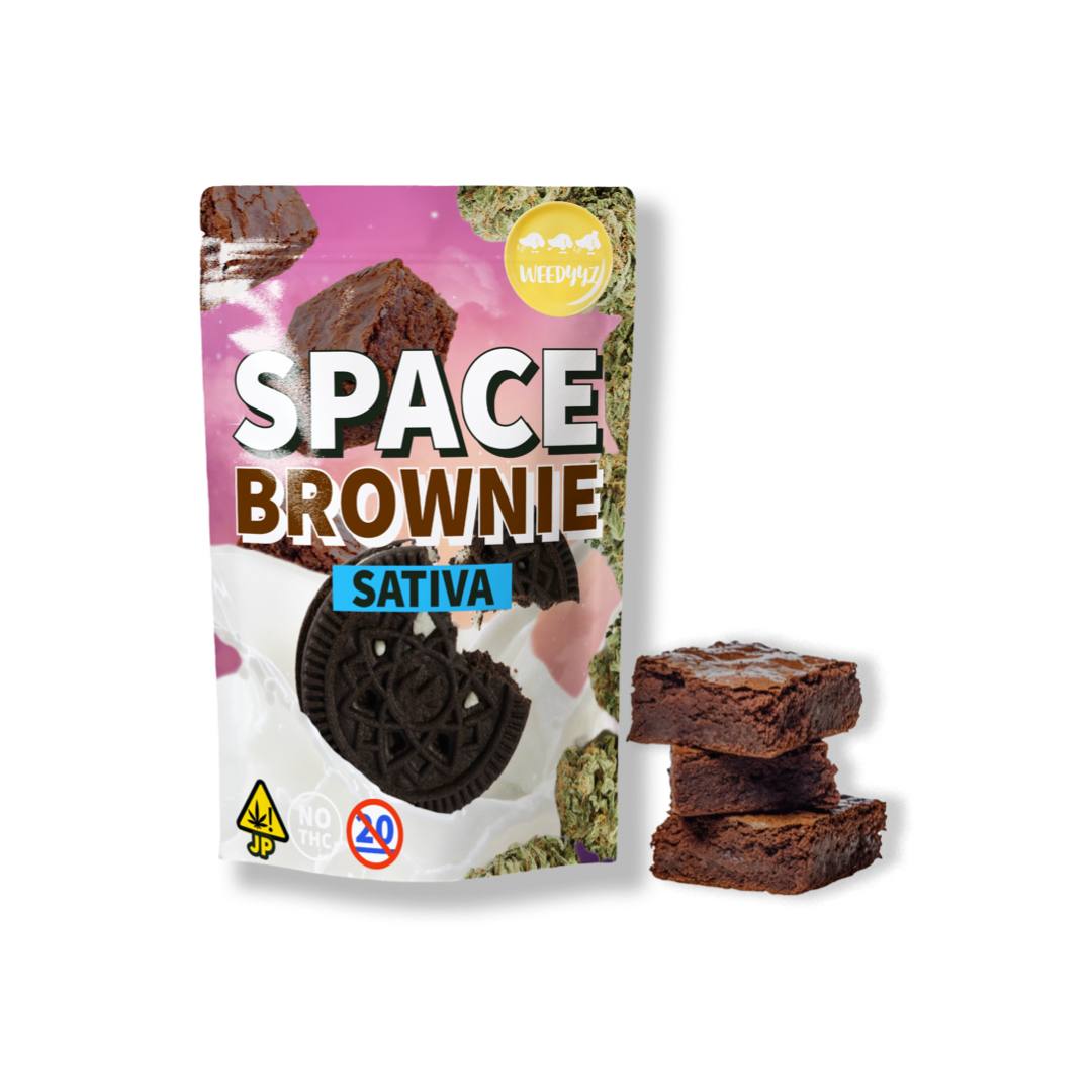 CBG Space Brownie 4 Pieces High Concentration Weedyyz Edible for Advanced  Users THC THCO HHC HHCO Free