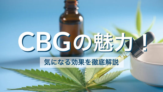 CBGの魅力！気になる効果を徹底解説