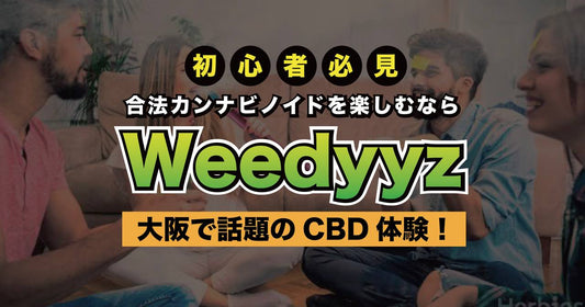 大阪で話題のCBD体験！合法カンナビノイドを楽しむならWeedyyz【初心者必見】