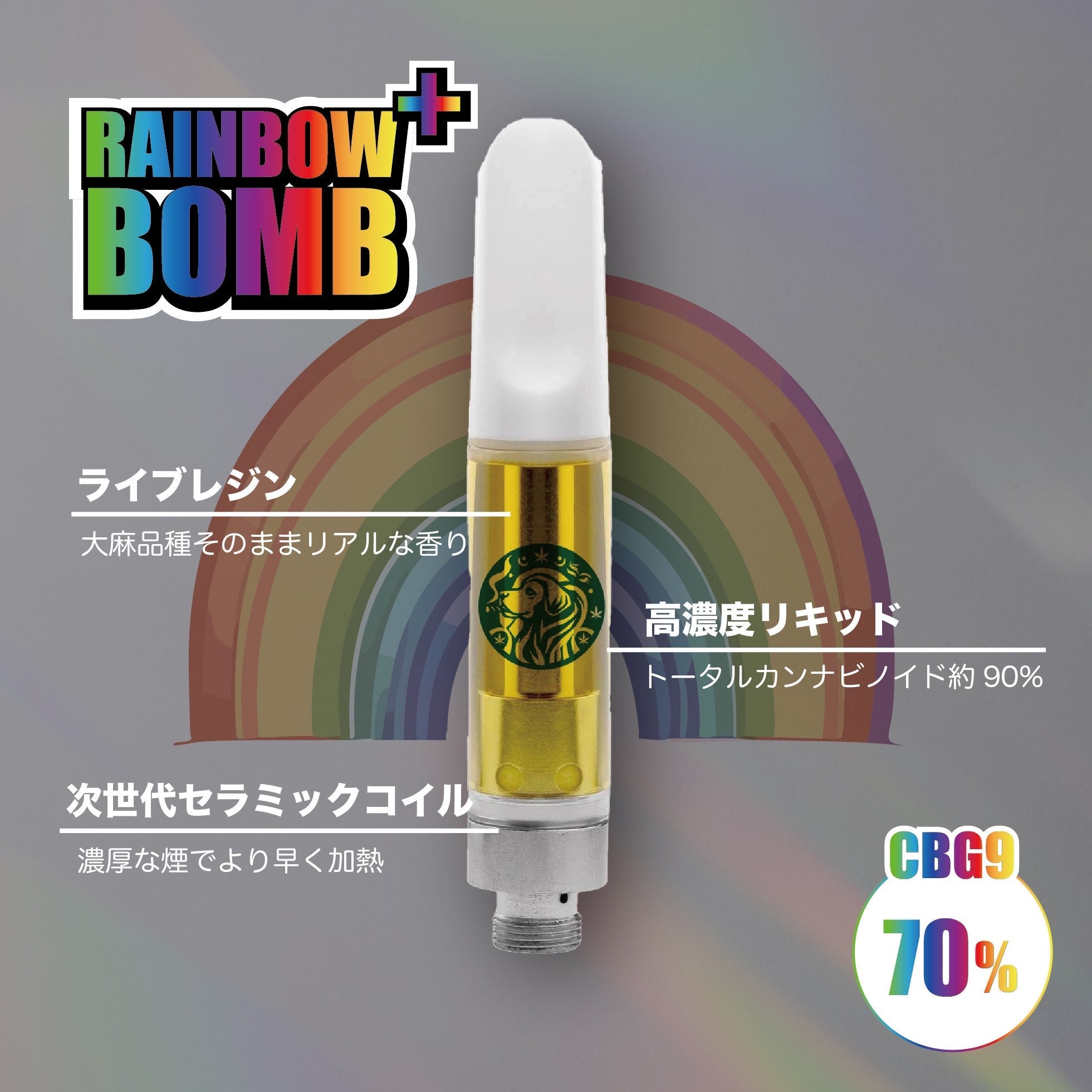 CBG9リキッド - レインボーボム+ 1ml – Weedyyz