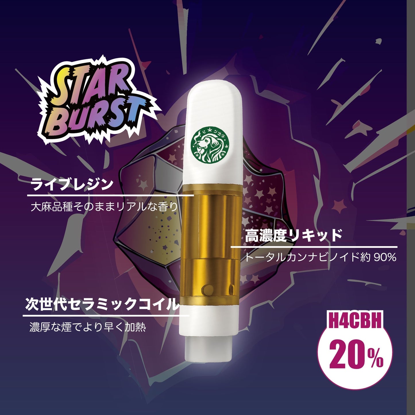【通販限定】H4CBHリキッド - スターバースト